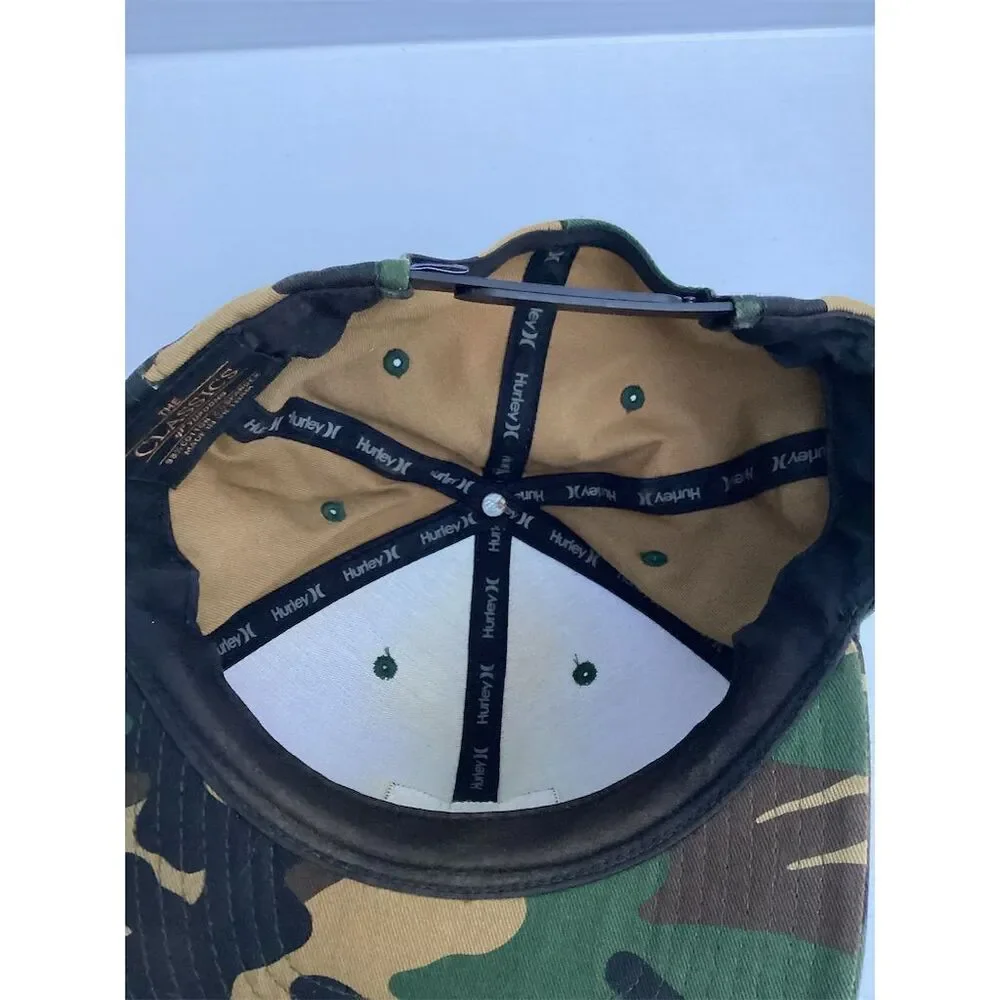 Hurley Unisex Camo Snapback Hat‎ Multicolor Adjustable Casual Cap